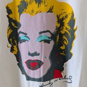 Andy Warhol Marilyn White Tee XXL Uniqlo UT Archive Pop Art Iconic Graphic Shirt